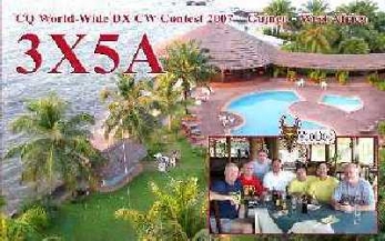 3X5A QSL Card